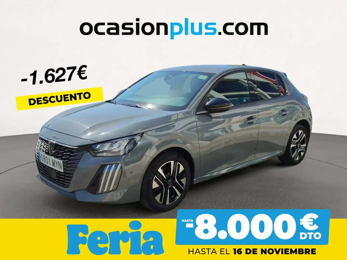 Peugeot 208 1.2 Puretech S&S Allure 100 Grijs - 1