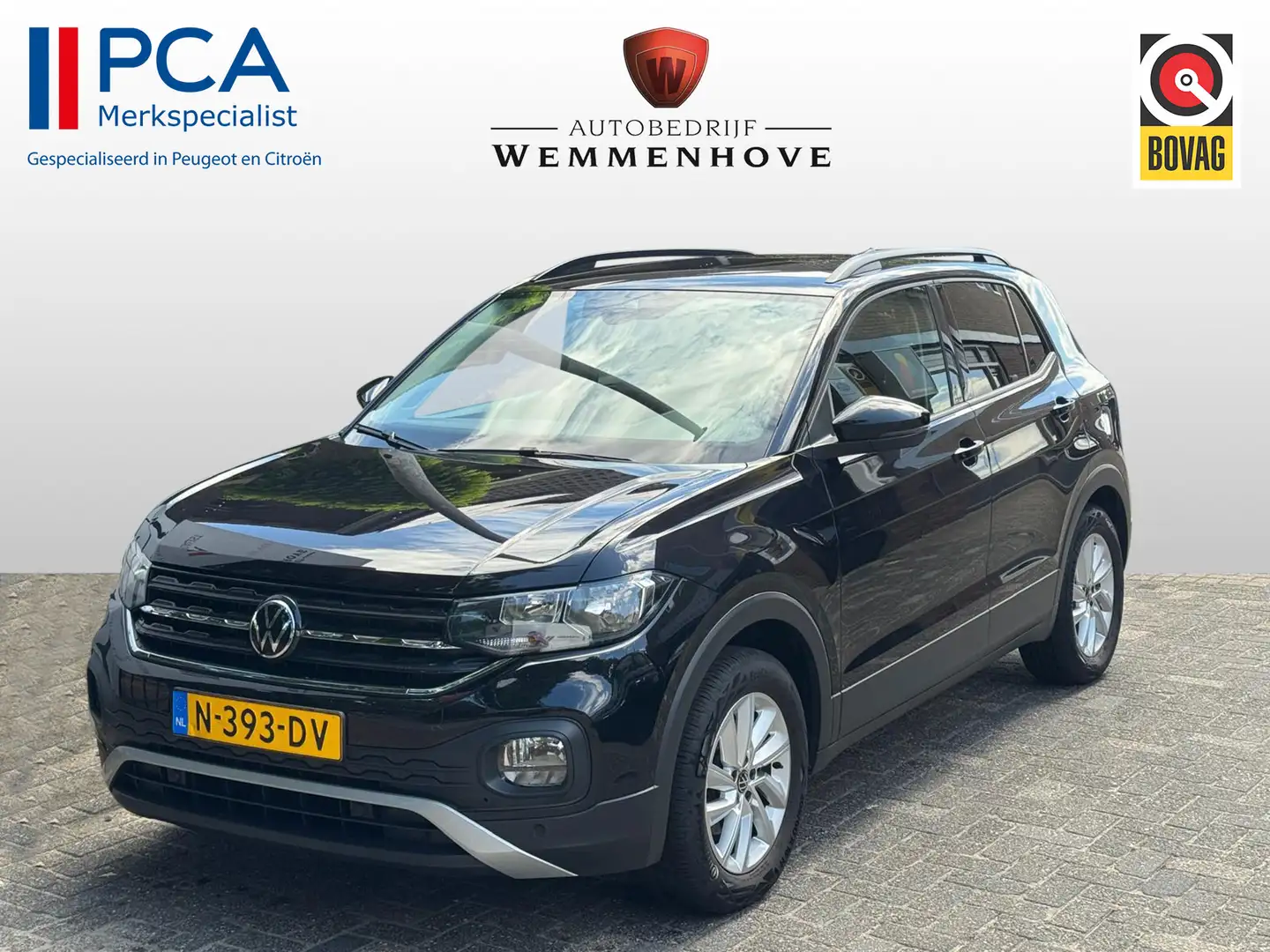 Volkswagen T-Cross 1.0 TSI Life Airco/Lichtmetalen velgen/Navi/Apple Noir - 1