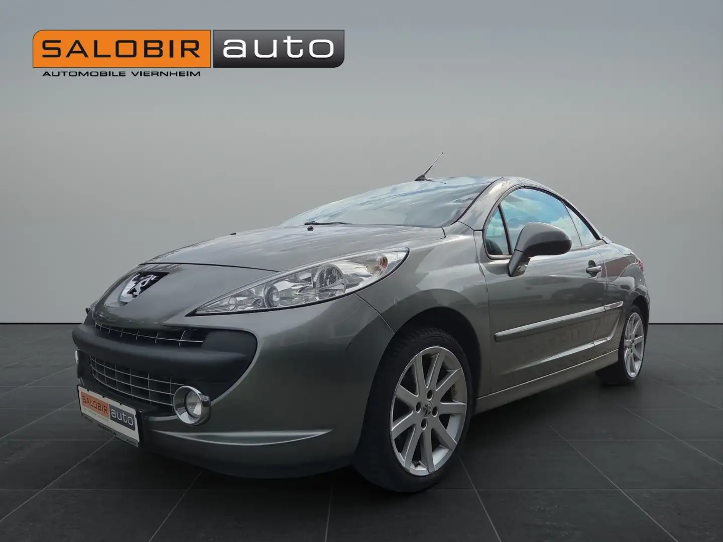 Peugeot 207 CC Cabrio Roland Garros Leder Klimaauto SHZ Grau - 1