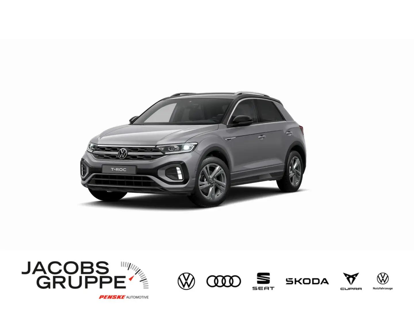 Volkswagen T-Roc 1.5 TSI DSG R-Line Navi*AHK*CAM*SHZ Grau - 1