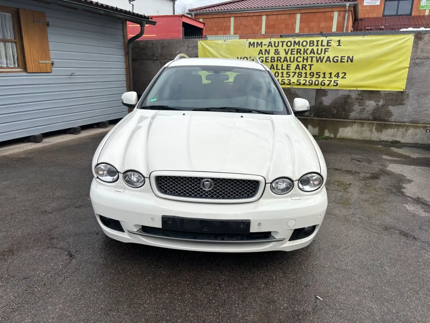 Jaguar X-Type Estate 2.2 D Classic-TÜV09/2025-AUTOMATIK Blanco - 2