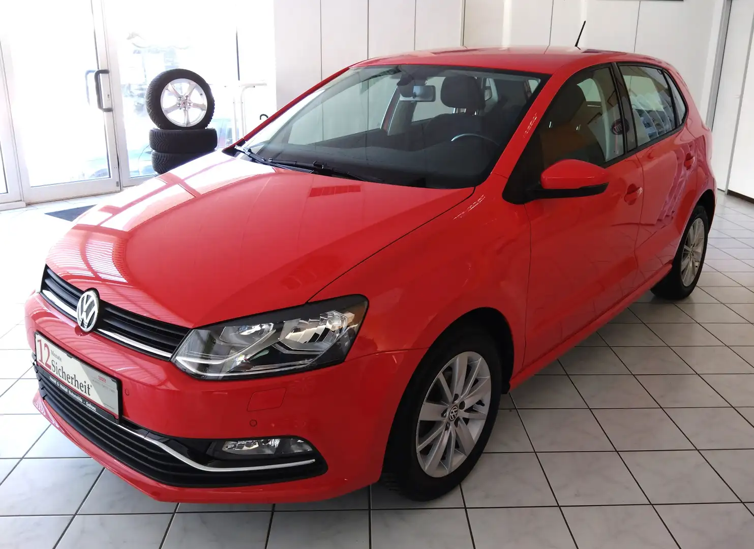 Volkswagen Polo 1.2 TSI 5-türig Sitzheizung Parkpilot Alufelgen Rouge - 1