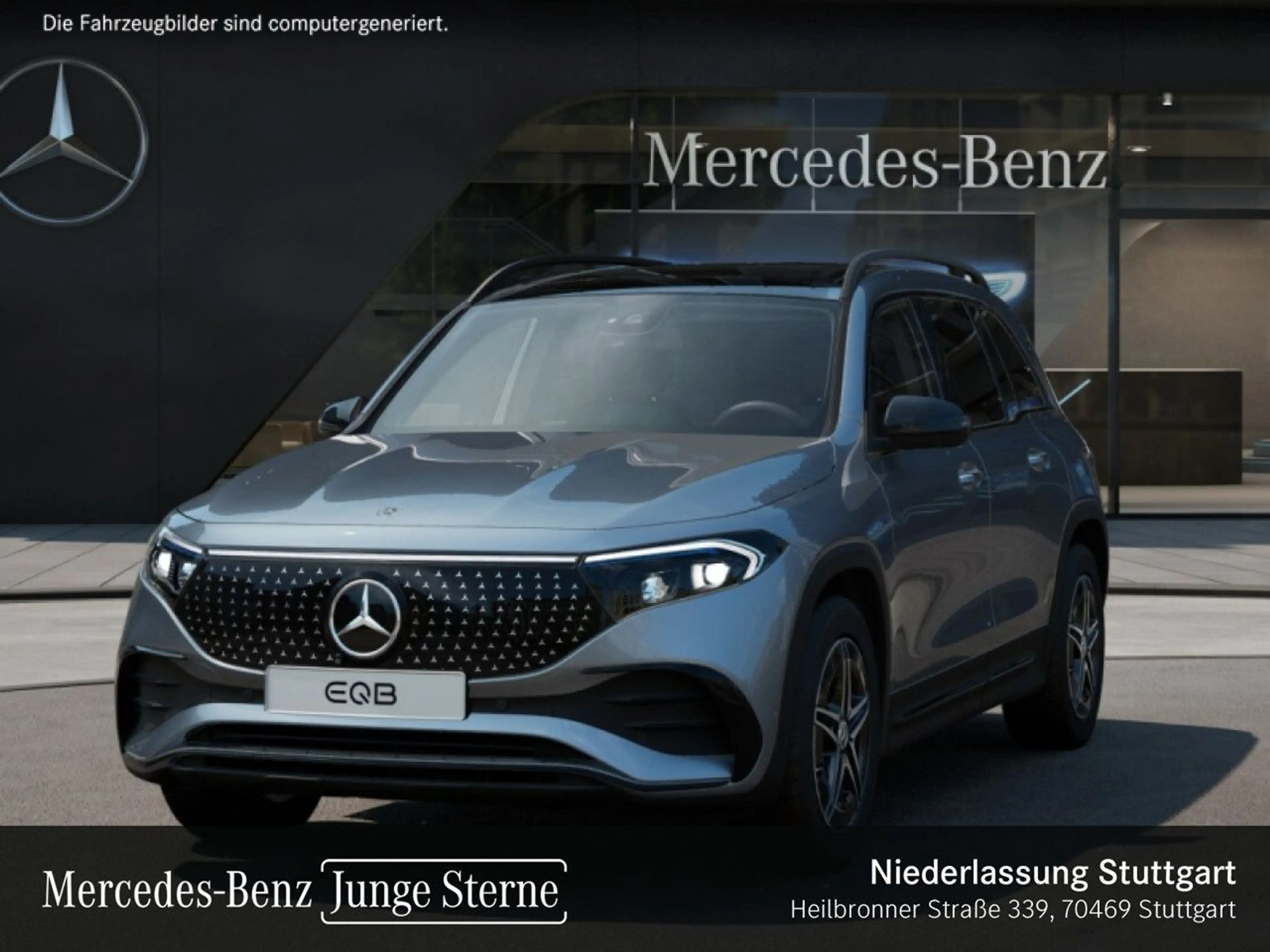 Mercedes-Benz EQB 250 AMG+NIGHT+PREMIUM+AHK+PANO+360+MEMORY+HUD — photo 2