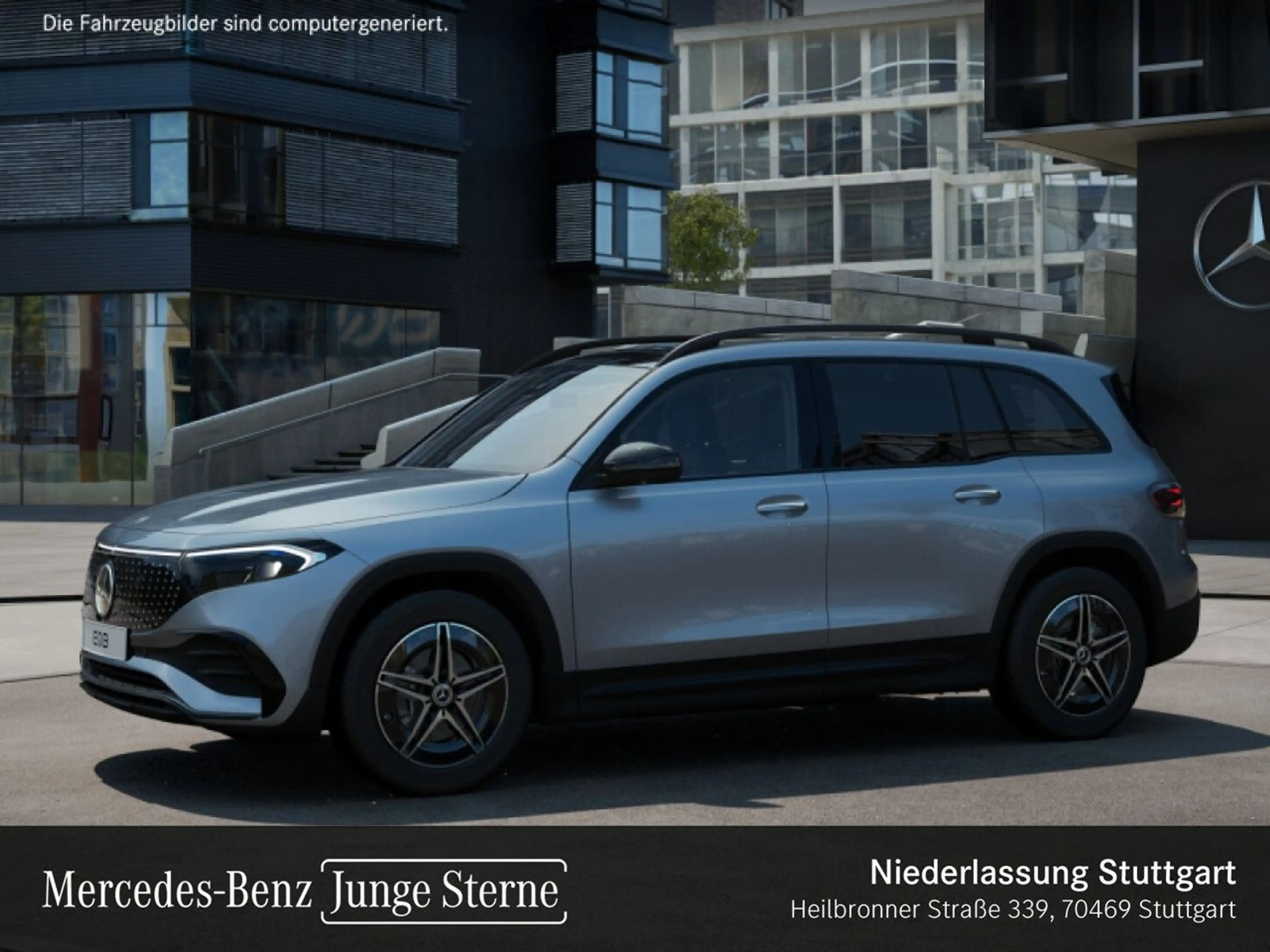Mercedes-Benz EQB 250 AMG+NIGHT+PREMIUM+AHK+PANO+360+MEMORY+HUD — photo 3