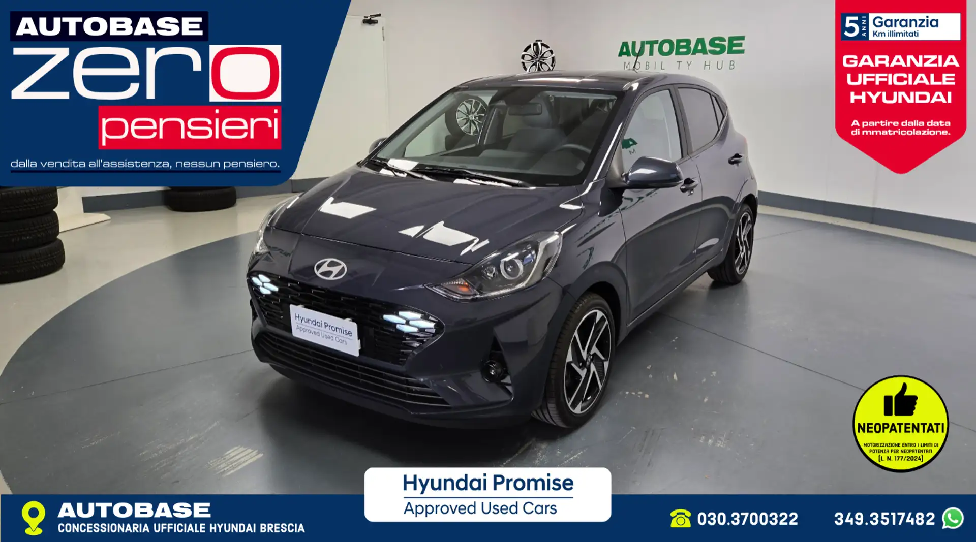Hyundai i10 1.0 mpi Prime 63cv Oro - 1