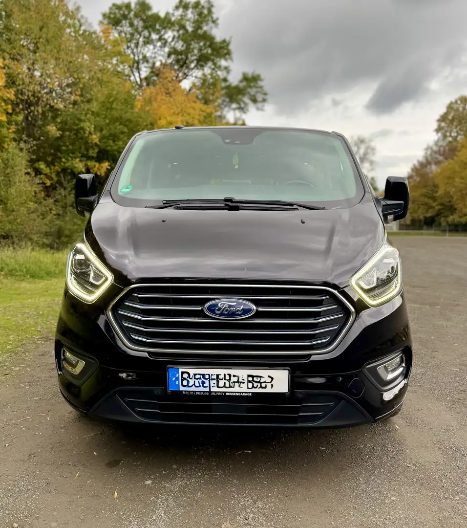 Ford Transit Custom 310 L2H1 Tourneo Custom Automatik*AHK*Titanium Schwarz - 1