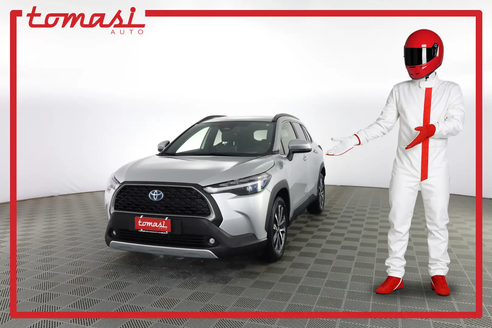 Toyota Corolla Cross Corolla Cross 1.8 Hybrid 140 CV E-CVT Trend Argent - 1