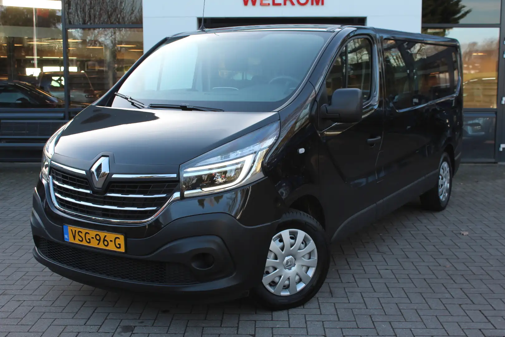 Renault Trafic 2.0 dCi 145 Comfort Dubbele Cabine Navi, Airco,Tre Zwart - 2