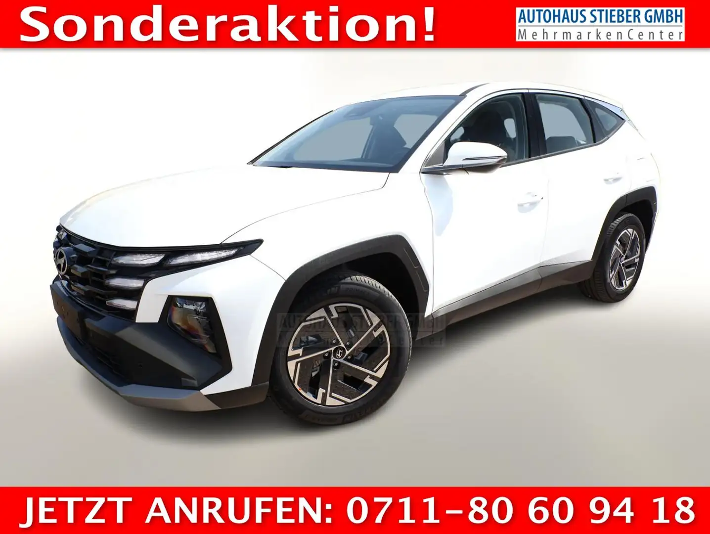 Hyundai TUCSON Select 1.6 T-GDI 160 FACELIFT Nav Keyless 117 k... Blanc - 1