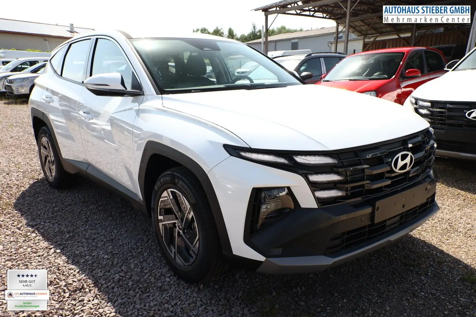 Hyundai TUCSON Select 1.6 T-GDI 160 FACELIFT Nav Keyless 117 k... Weiß - 2