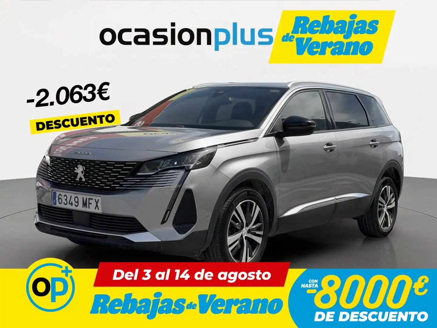 Peugeot 5008 1.2 PureTech S&S Allure Pack 130 EAT8 Gris - 1
