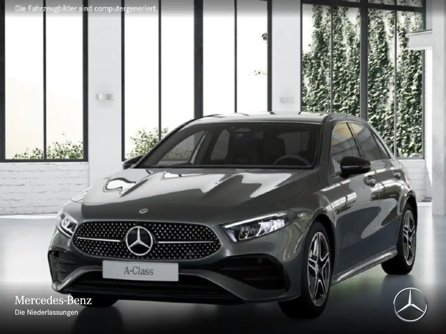 Mercedes-Benz A 180 AMG+NIGHT+AHK+LED+KAMERA+TOTW+KEYLESS+7G Grau - 2