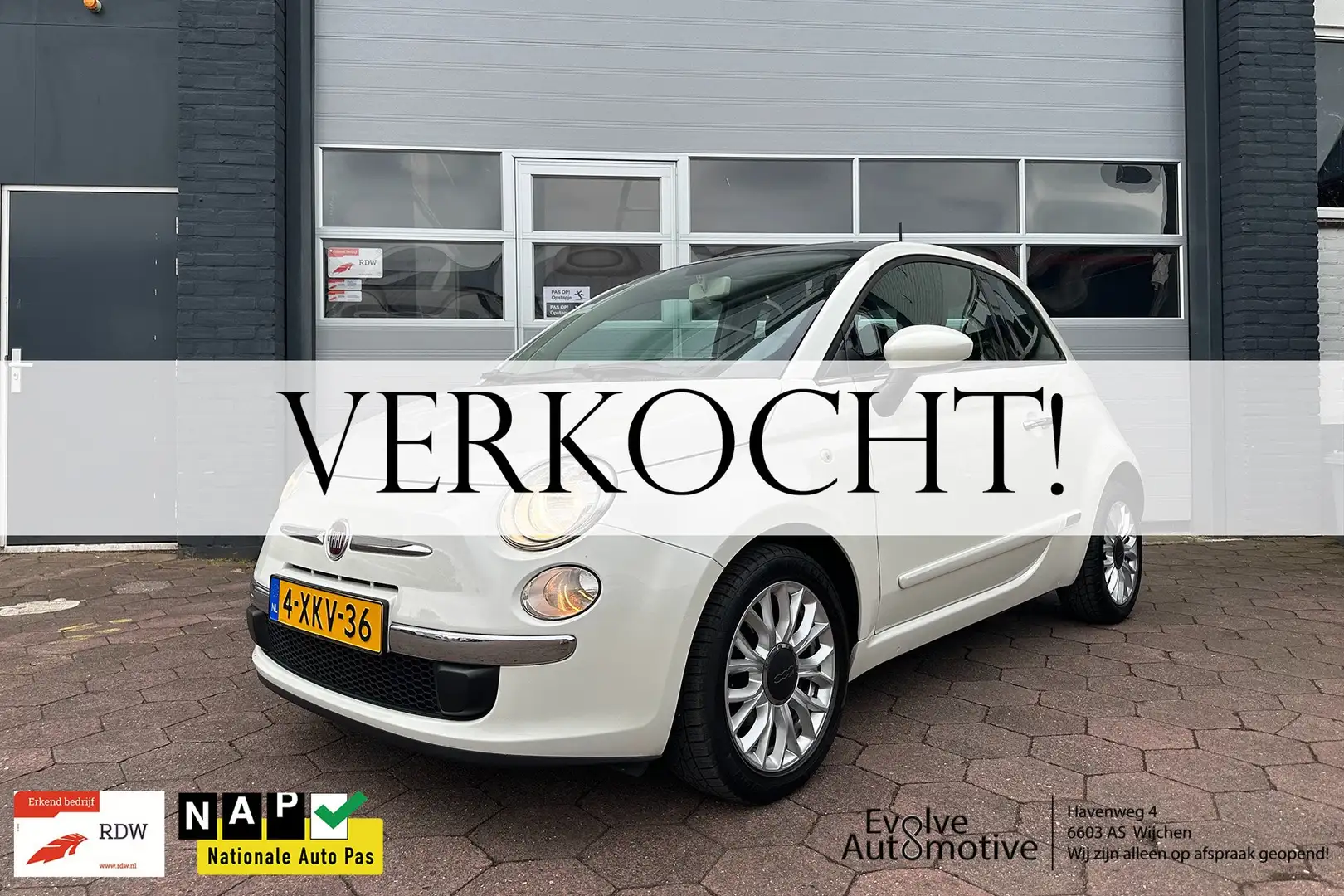Fiat 500 0.9 TwinAir Lounge Wit - 1