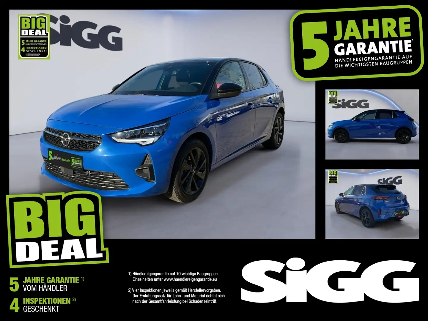 Opel Corsa F 1.2 GS Line Rückfahrkamera 180° LED Blau - 1