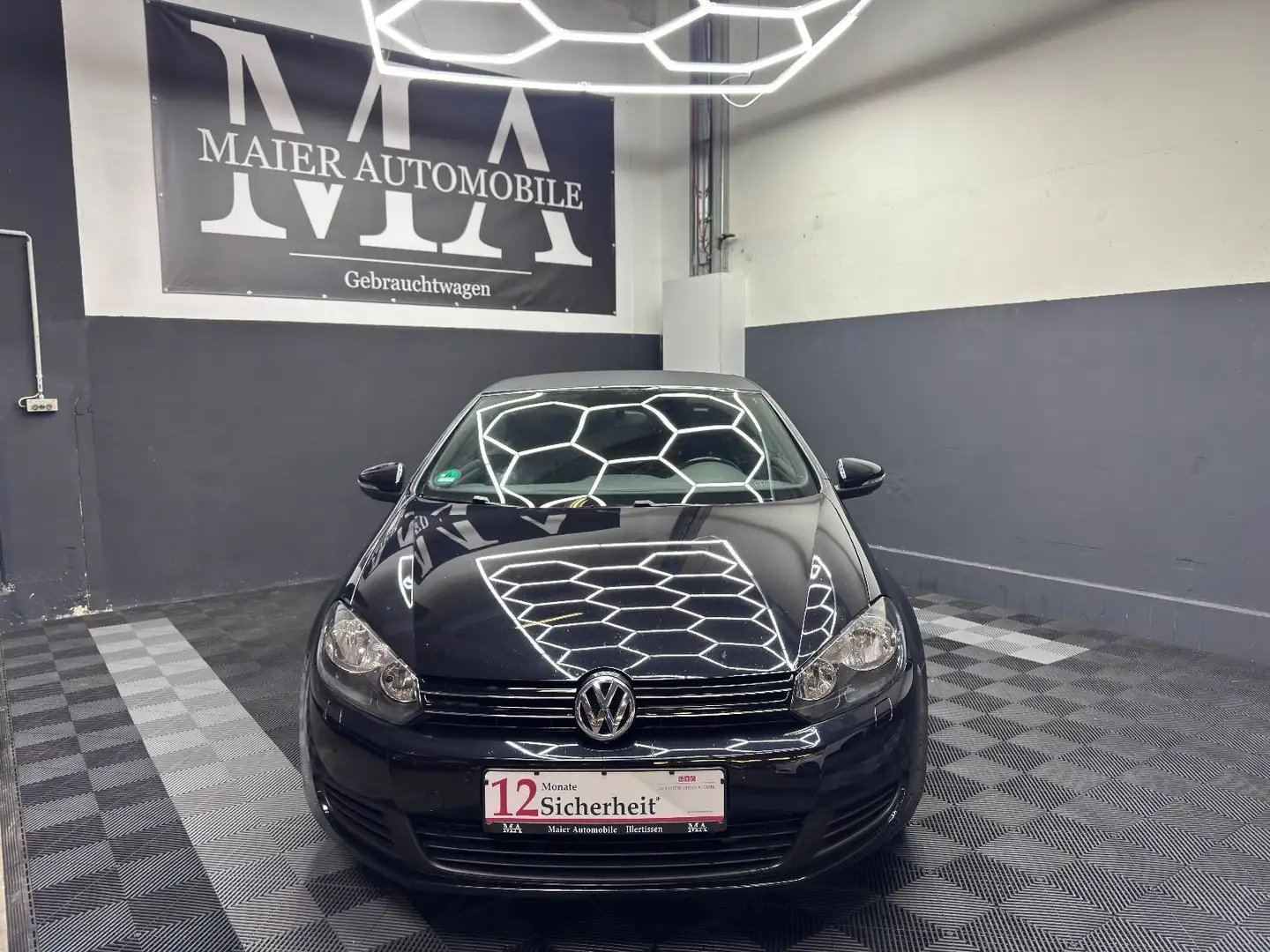 Volkswagen Golf VI 2,0TDI Cabriolet*ZAHNRIEMEN*TEMPOMAT*PDC Schwarz - 2