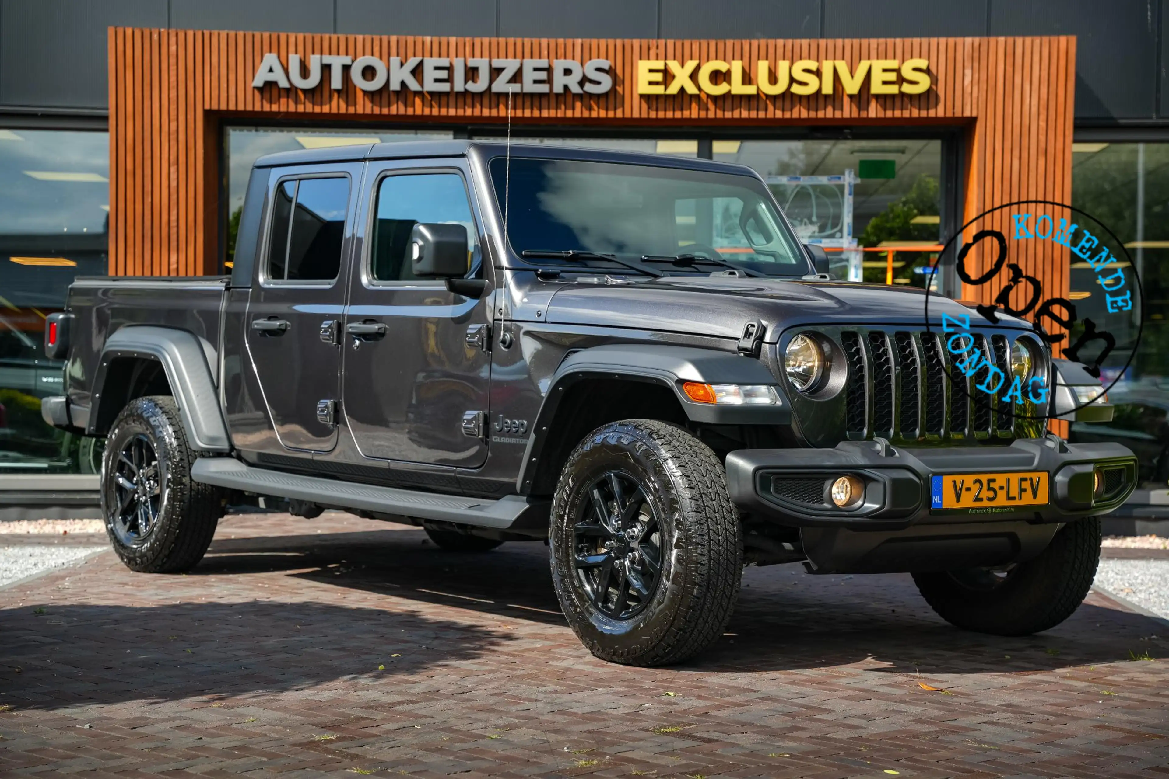 Jeep Gladiator sport 3.6 V6 Grijs Kenteken Camera Cruise Carplay