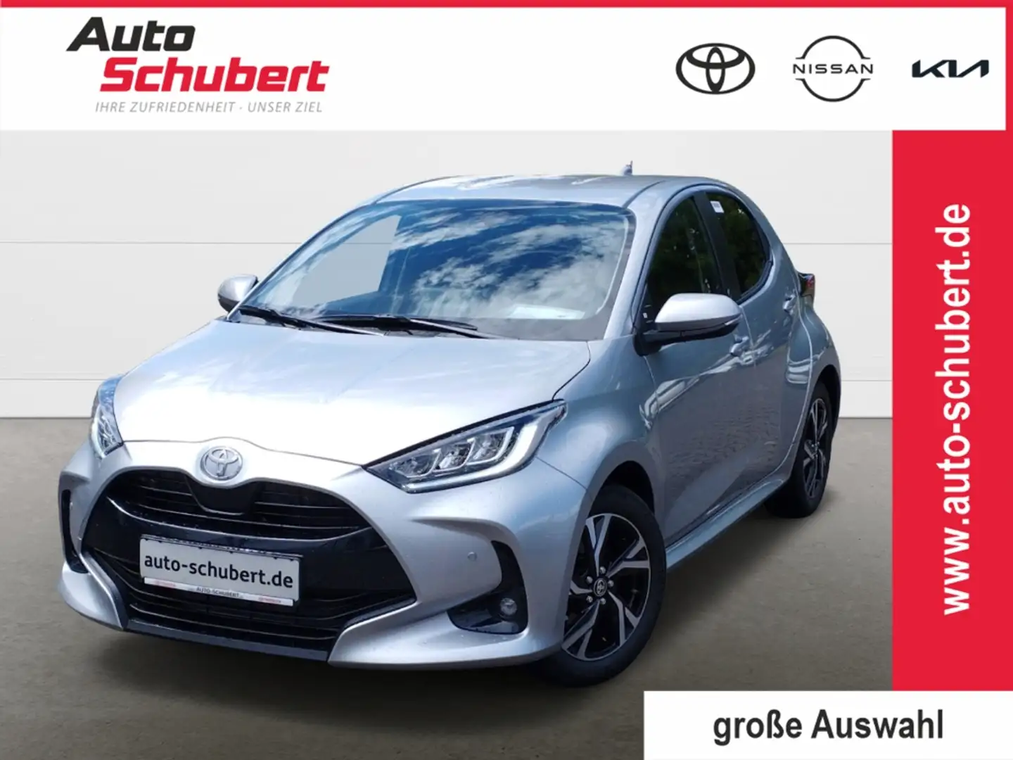 Toyota Yaris 1,5l Teamplayer LED Sitzheizung vorn Lenkradheizun Zilver - 1