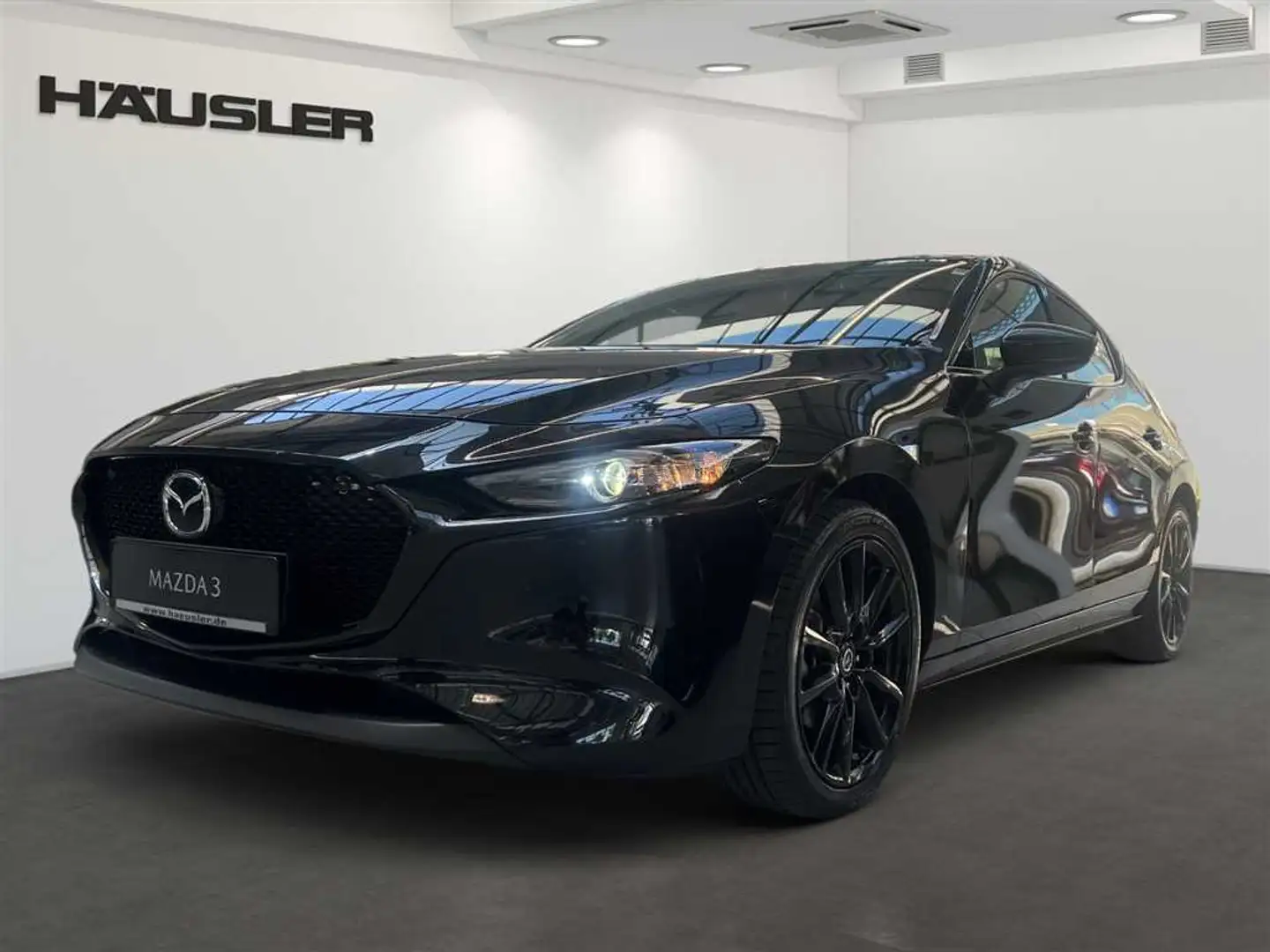 Mazda 3 Homura G-140 AT mit Voll-LED, Kamera & Head-Up Dis Schwarz - 1