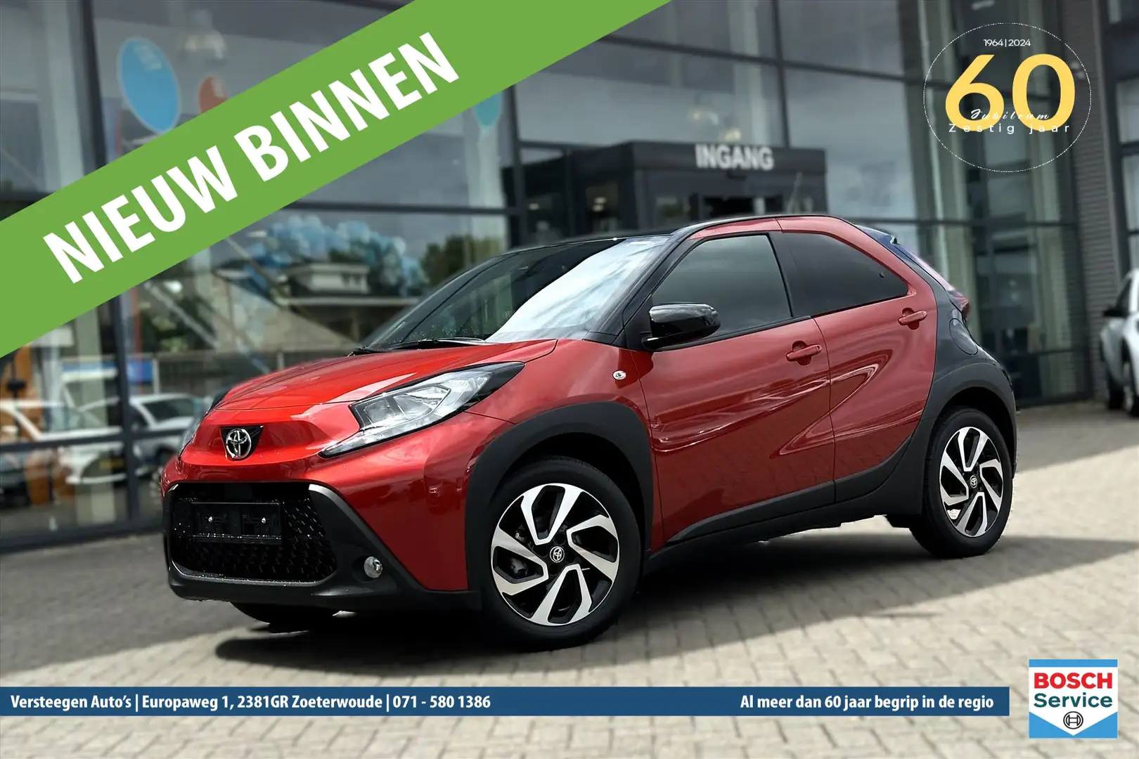 Toyota Aygo X 1.0 VVT-i MT 72pk Pulse Rood - 1