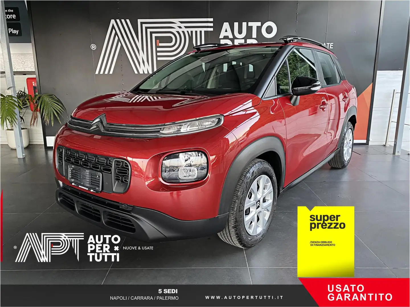 Citroen C3 Aircross C3 Aircross 1.2 puretech Live s&s 110cv Kırmızı - 1