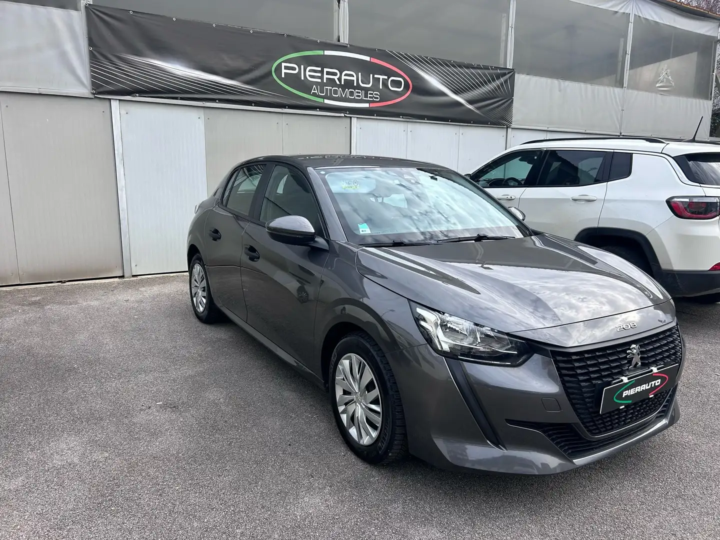 Peugeot 208 1.5 bluehdi Navi Klima PDC Gris - 2