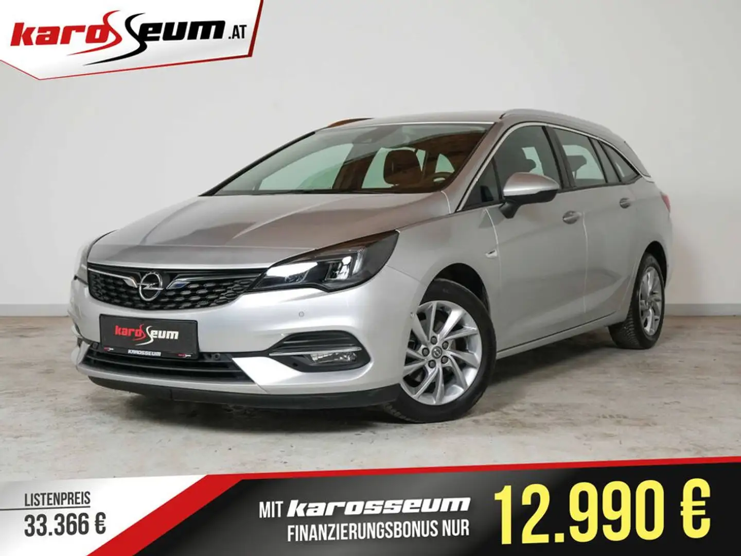Opel Astra Elegance *LEDER*NAVI*WINTER-P*RFK*LED* Silber - 1