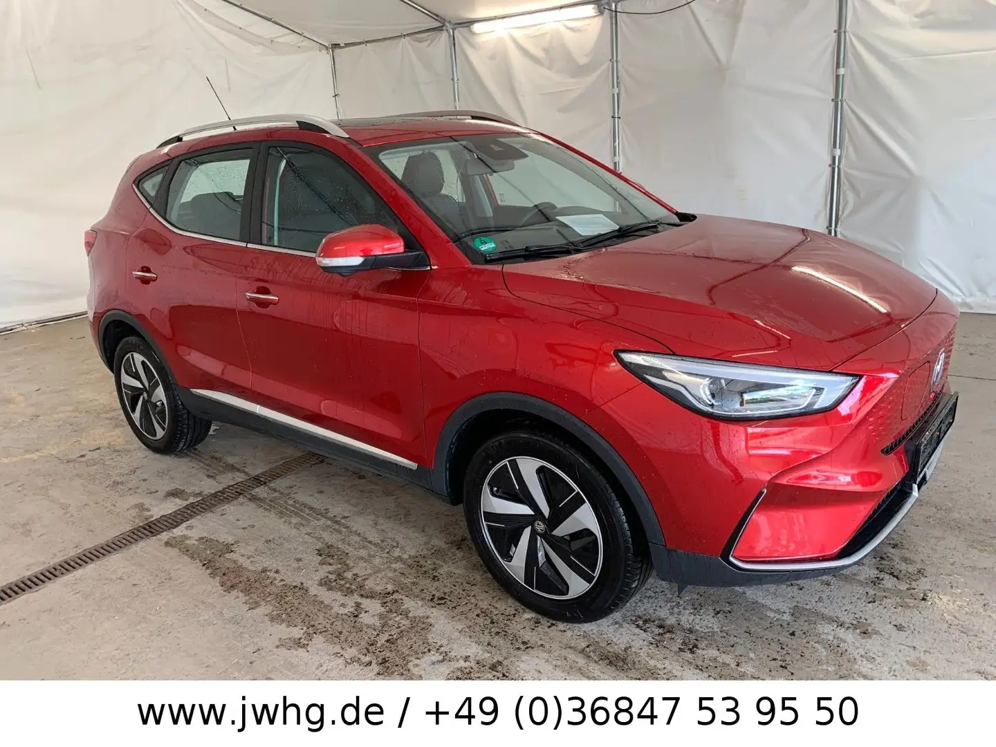 MG ZS EV Luxury FahrAss+ Panorama 360°Kam V-Leder Rot - 2