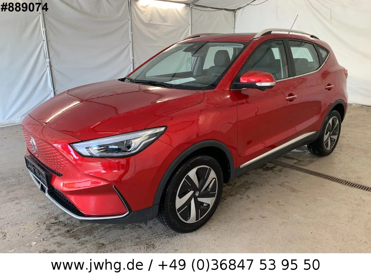 MG ZS EV Luxury FahrAss+ Panorama 360°Kam V-Leder Rot - 1