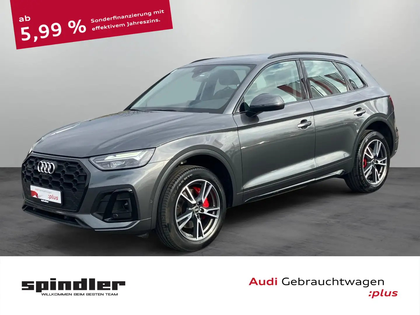 Audi Q5 S-Line 45 TFSI quattro S-tronic / AHK, Headup Grau - 1