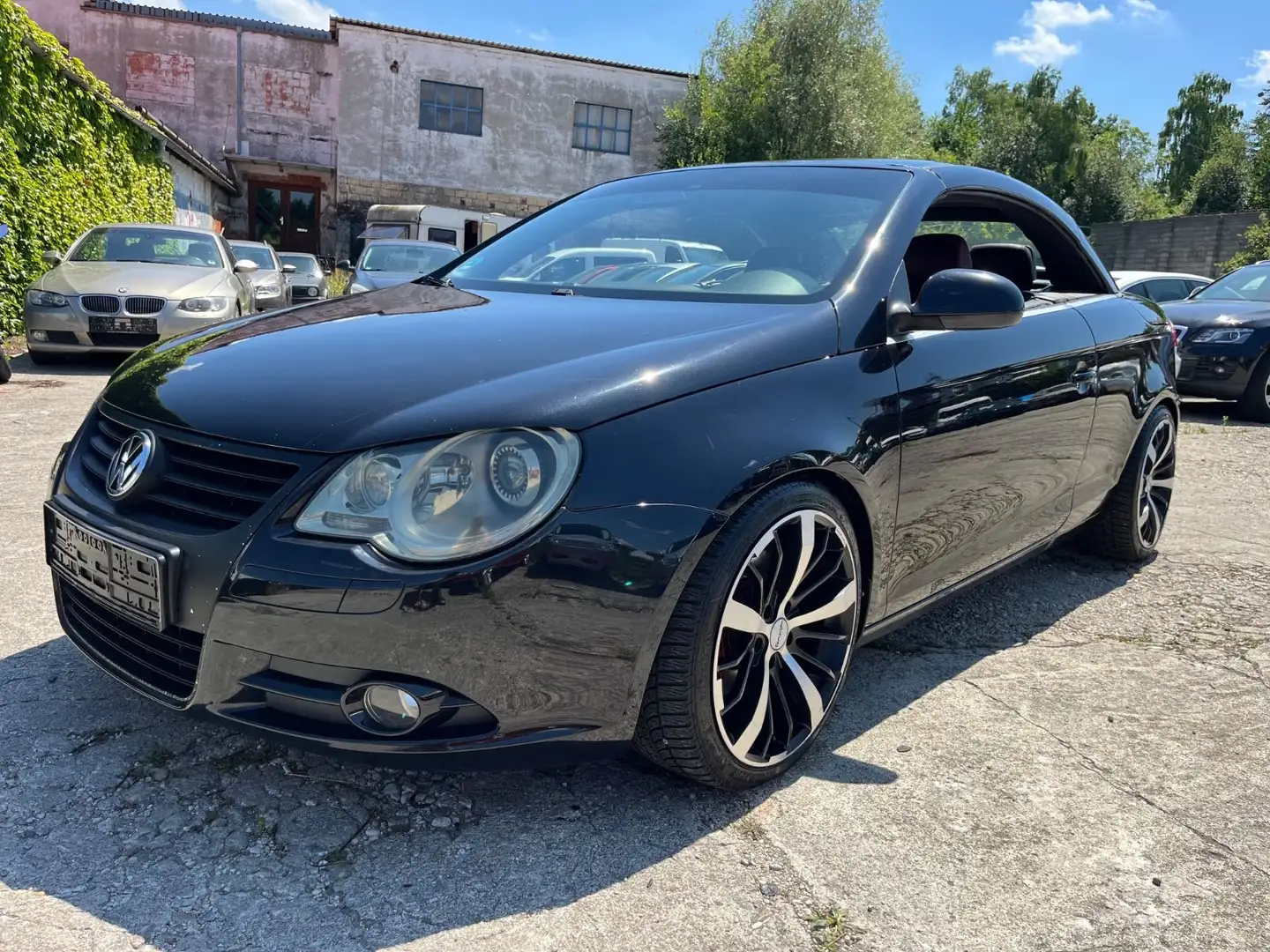 Volkswagen Eos 2.0 TDI*LEDER*XENON*PANO* Siyah - 1