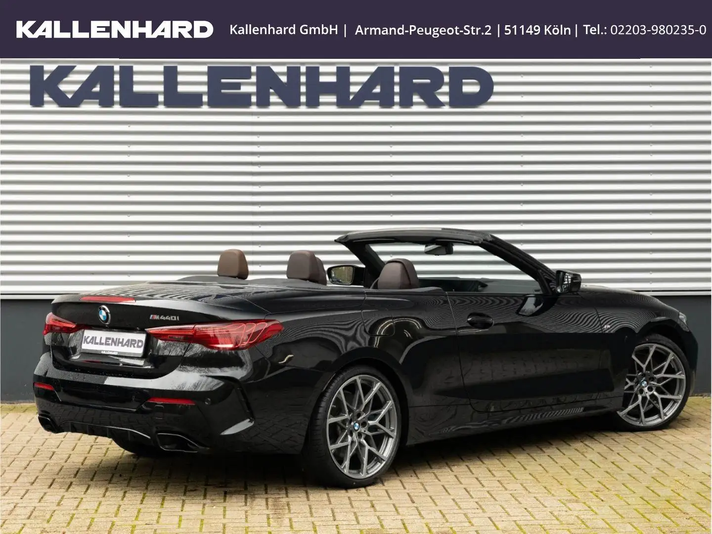 BMW 440 4 Serie M440i xDrive Cabrio-M-Sport Pro-ACC-Standh Schwarz - 2