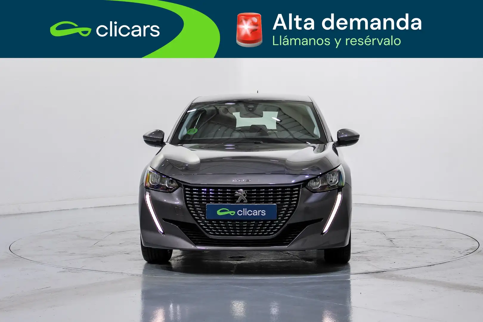 Peugeot 208 1.2 Puretech S&S Active Pack 100 Gris - 2