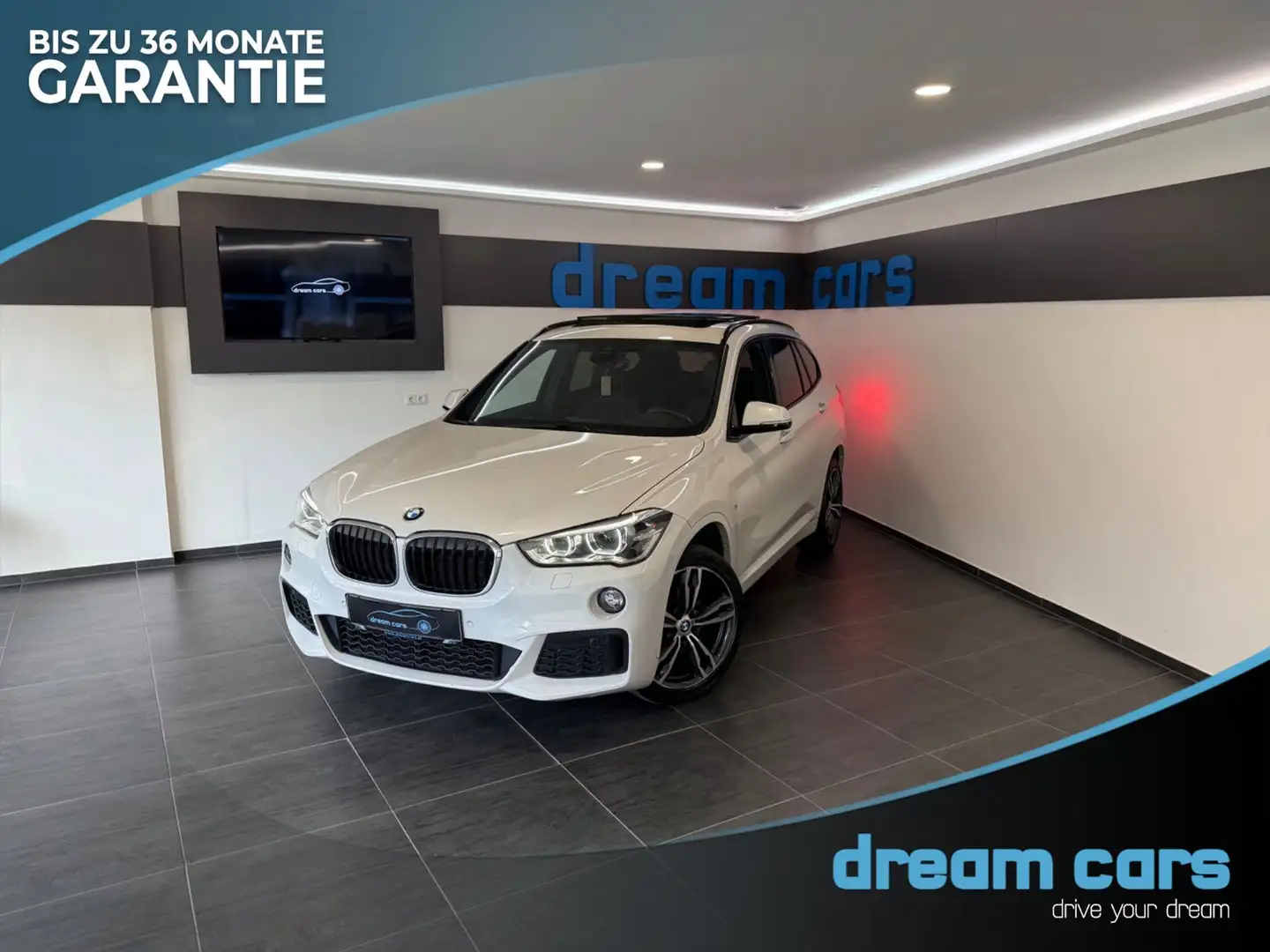 BMW X1 X1 sDrive18d M Sport Aut. /// M Sportpaket / VOLL Weiß - 1