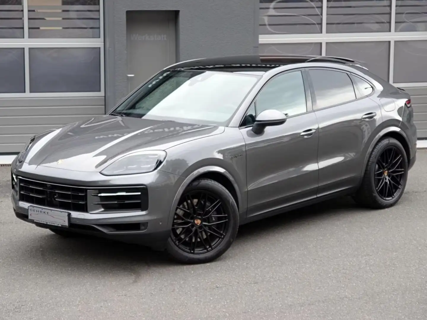 Porsche Cayenne COUPE E-HYBRID NAVI LED PANORAMA KAMERA PASM Grigio - 2