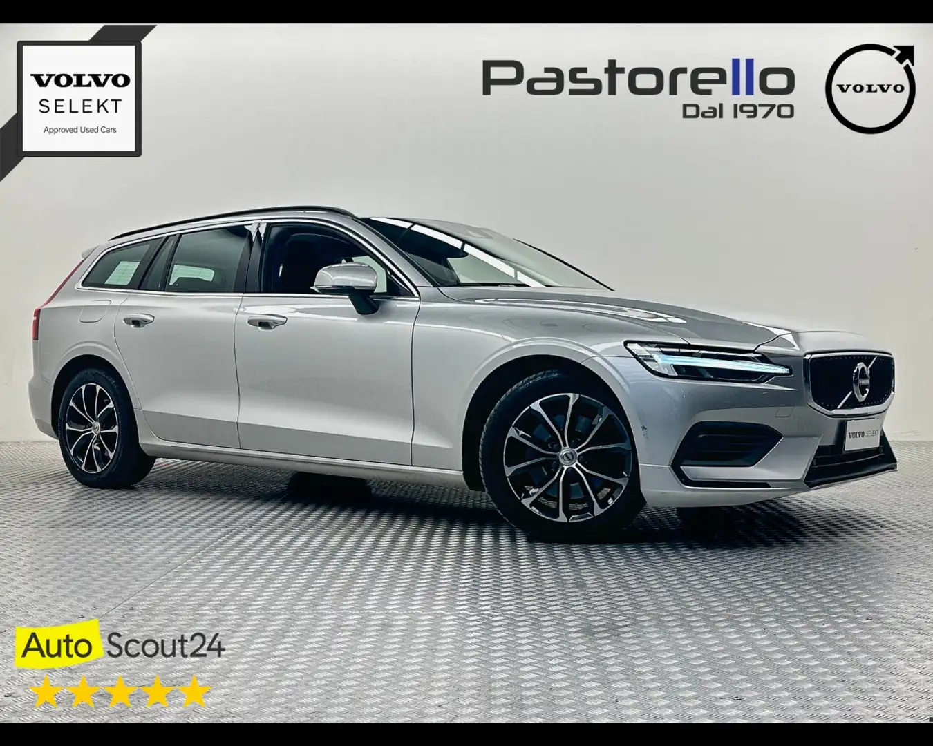 Volvo V60 B4 (d) Geartronic Momentum Business Silber - 1