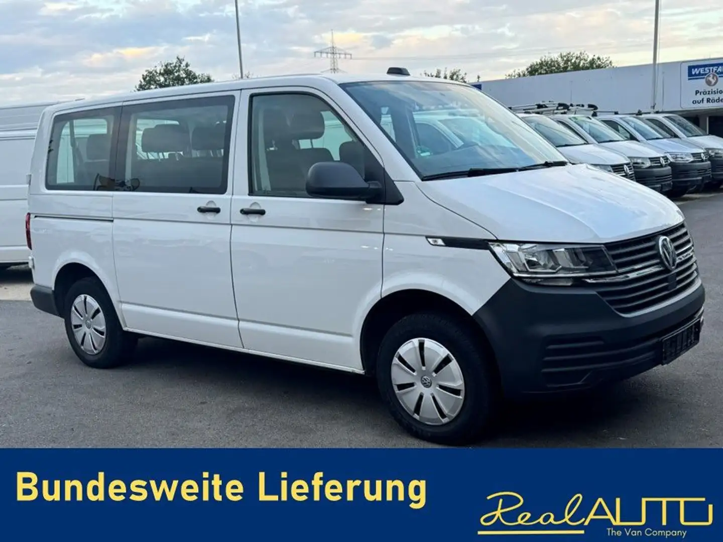 Volkswagen T6 Kombi /Transporter 6.1 TDI NAVI*Klima vo.u.hi Weiß - 1