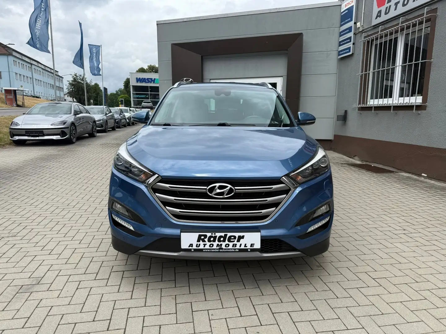 Hyundai TUCSON Premium 4WD Autom. Aktion 2.99% 95.- Rate Niebieski - 2