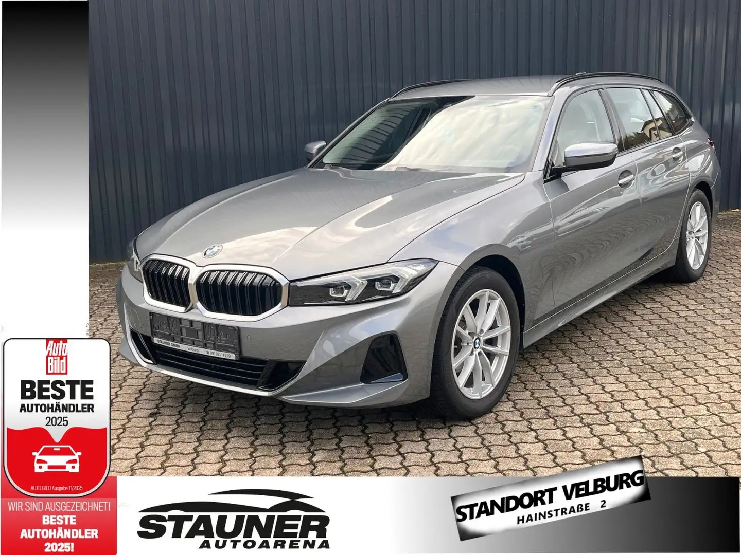 BMW 318 i Aut Touring /Sitzh/Lenkradheiz/Spurwechselw Grijs - 1