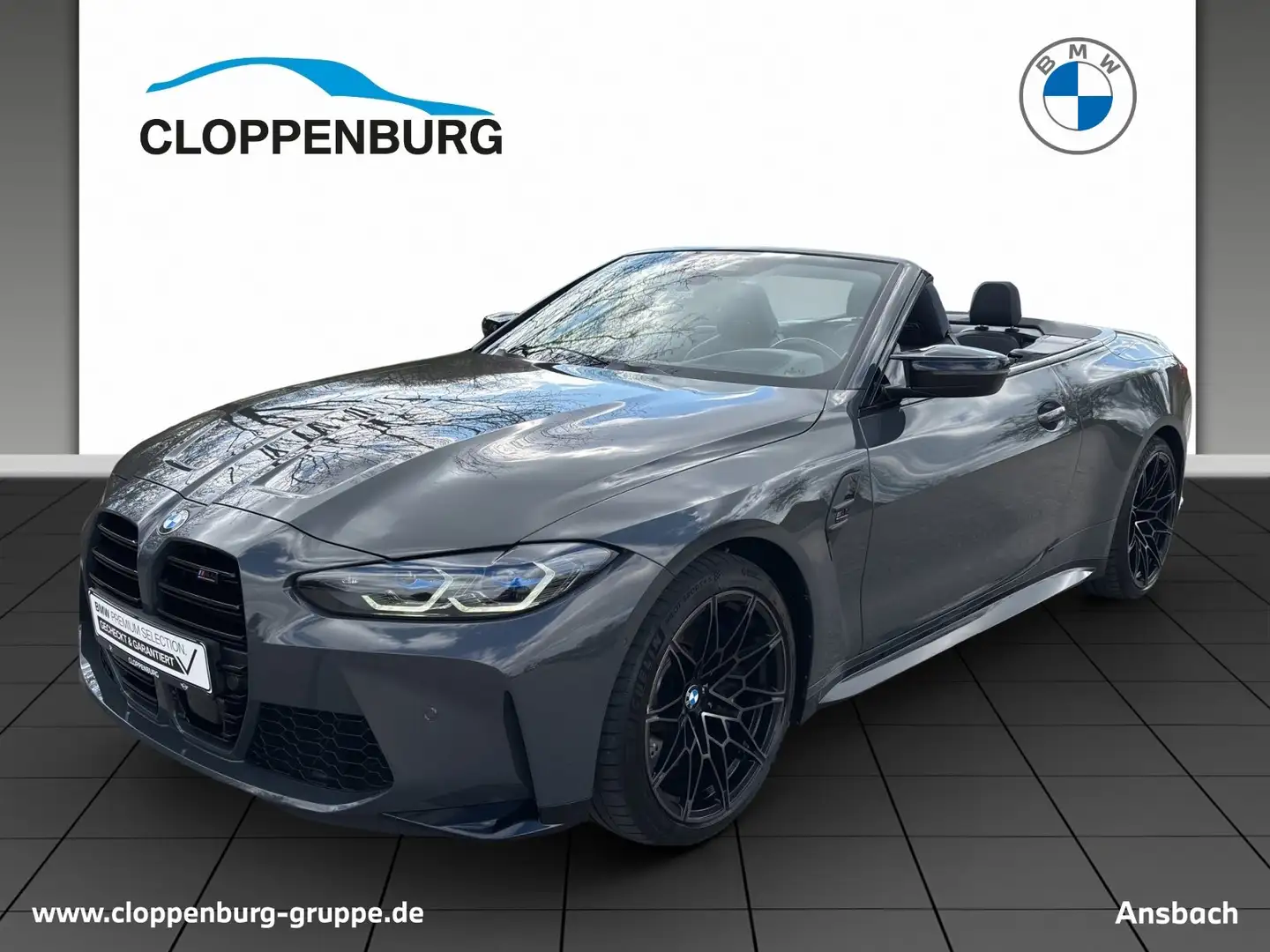 BMW M4 Competition M xDrive Cabrio Head-Up HK HiFi Grau - 1