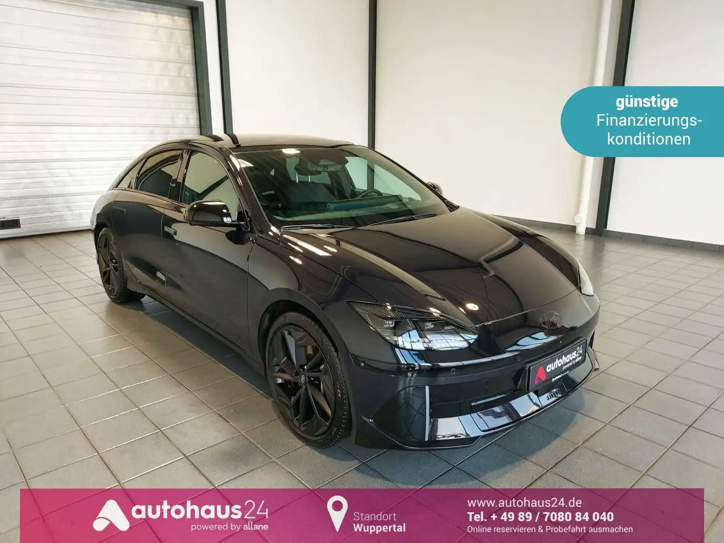 Hyundai IONIQ 6 First Edition 4WD|360°|Navi|Glasdach Blau - 1