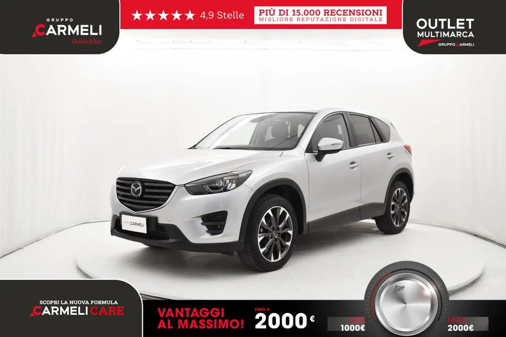 Mazda CX-5 2.2 Exceed 4wd 175cv 6at my15 Срібний - 1