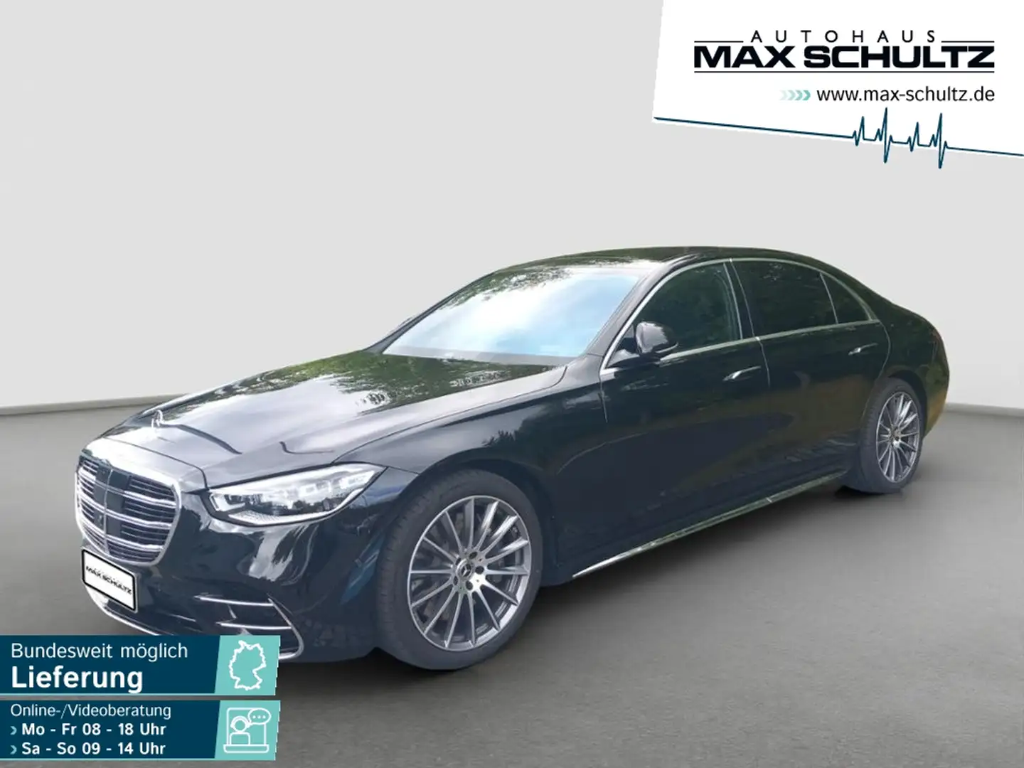 Mercedes-Benz S 450 d 4M Lang AMG*Standhzg*Kühlschrank*Massage Noir - 1