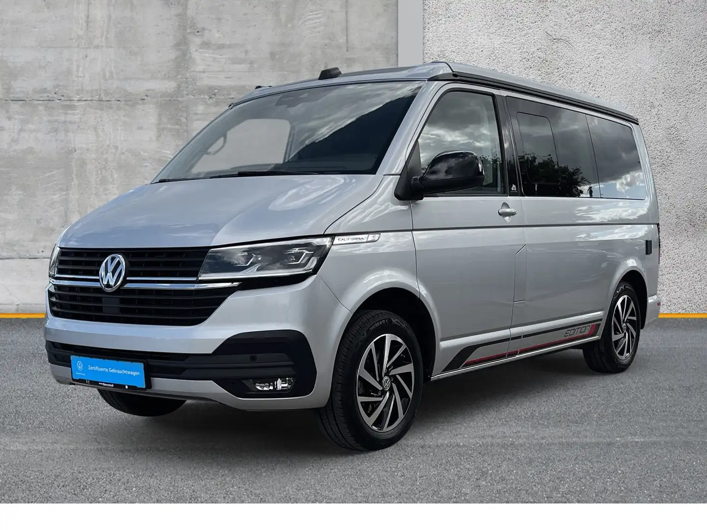 Volkswagen T6 California Beach TDI DSG Edition LED VIRTUAL AHK Silber - 2