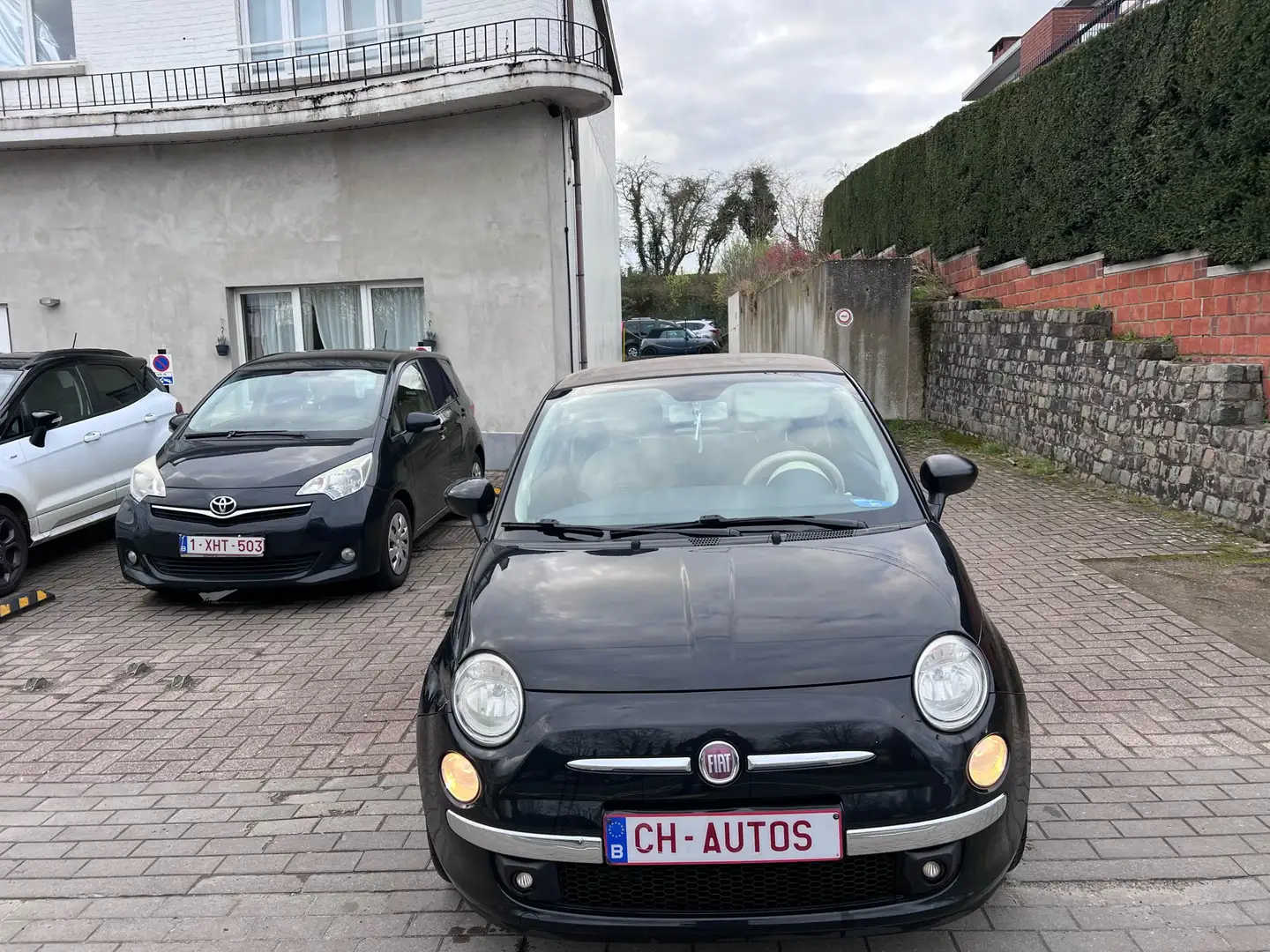 Fiat 500C 0.9 -CLIMATISER - PRETE A IMMATRICULER - GARANTIE Zwart - 2