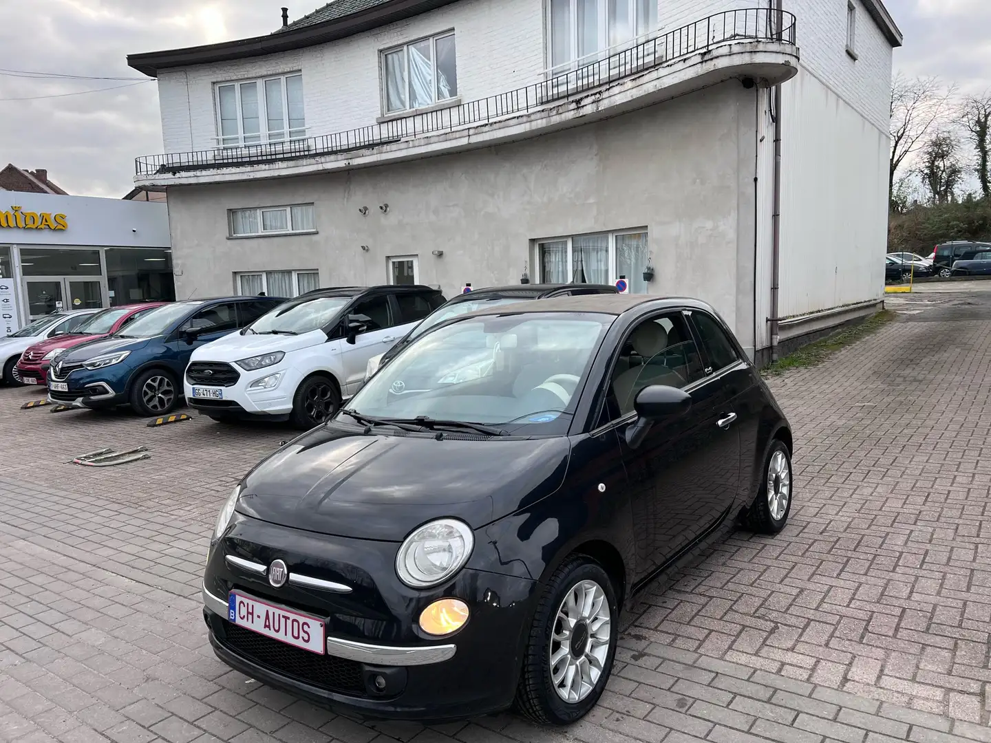 Fiat 500C 0.9 -CLIMATISER - PRETE A IMMATRICULER - GARANTIE Noir - 1