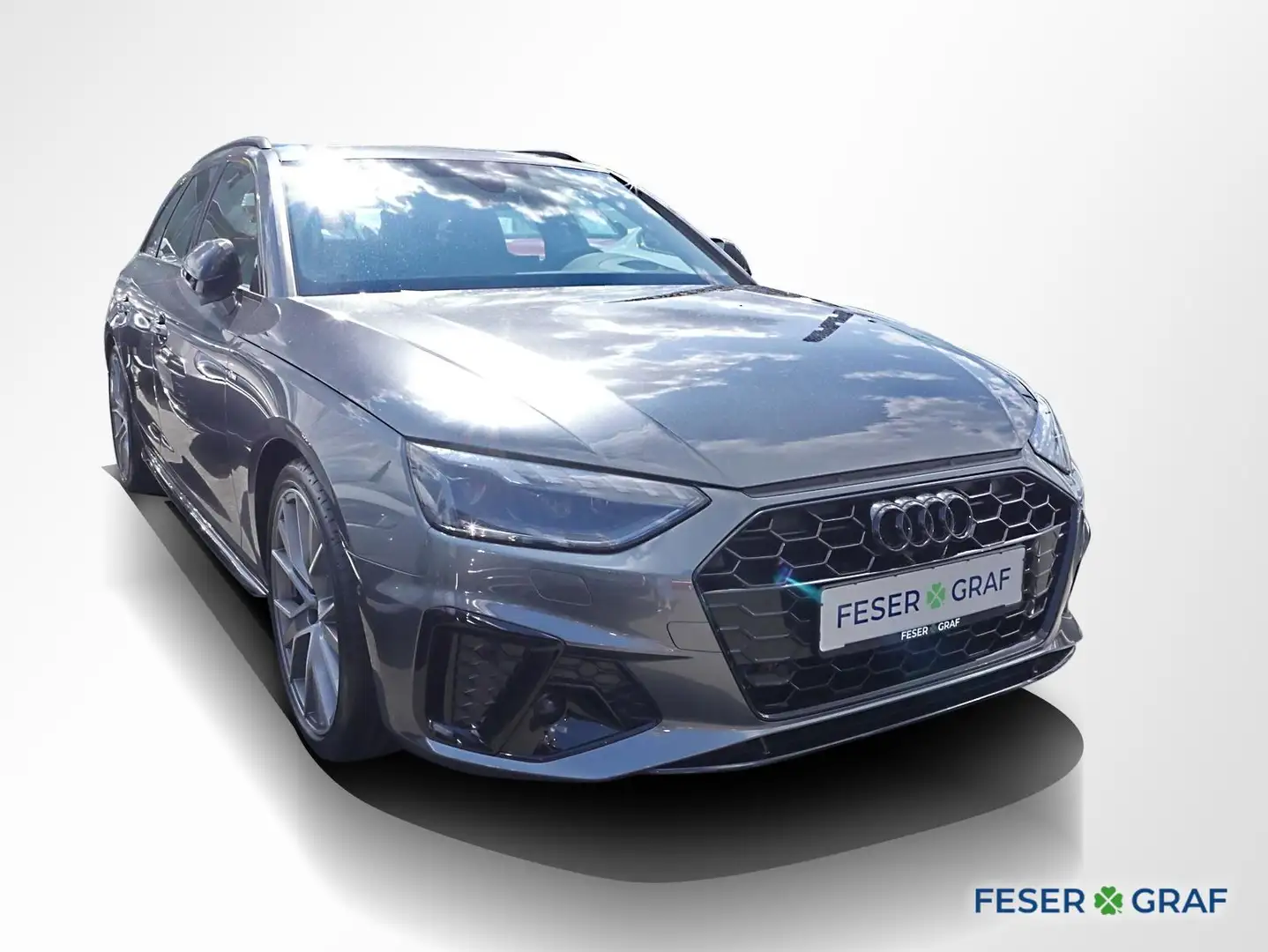 Audi A4 Avant 40 TDI 2x S line AHK Matrix Pano Standh Grau - 2