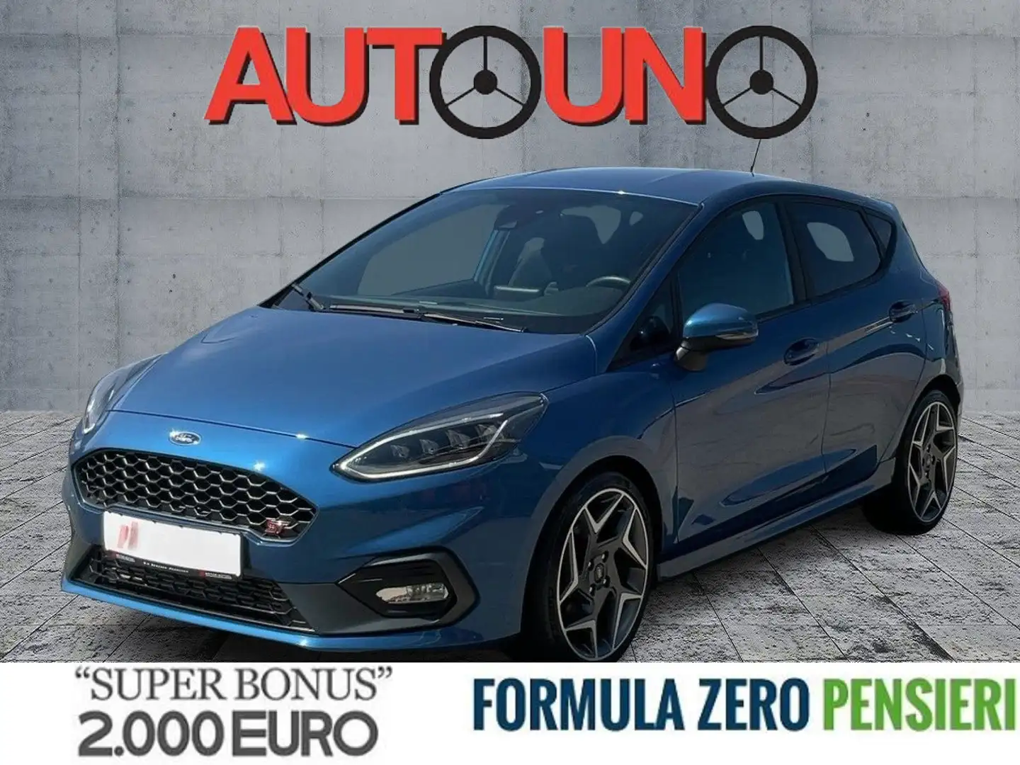 Ford Fiesta 1.5 Ecoboost 200 CV 5 porte ST Bleu - 1