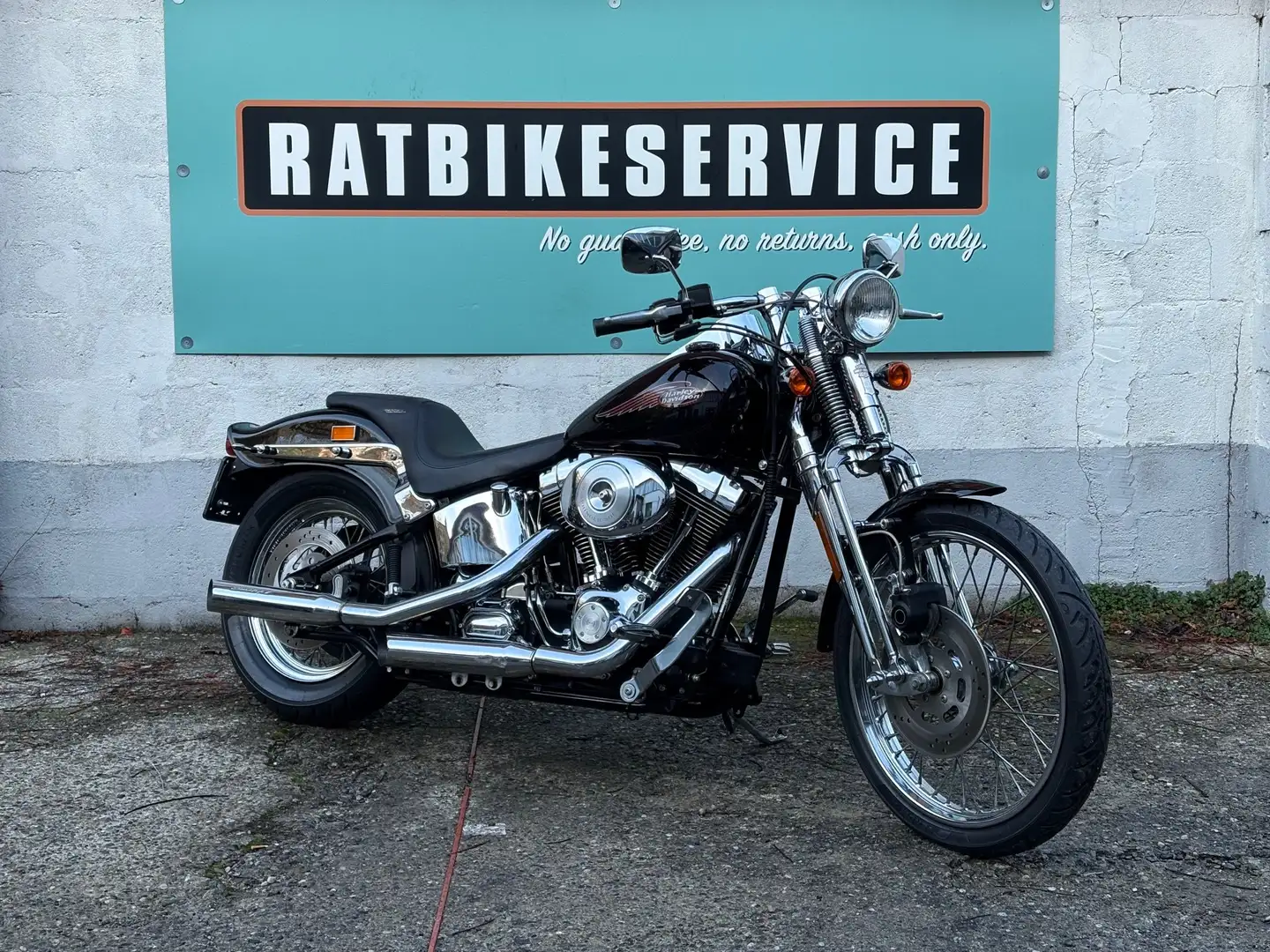 Harley-Davidson Softail Springer FXSTS 1450 Carburatore Europea Nero - 2