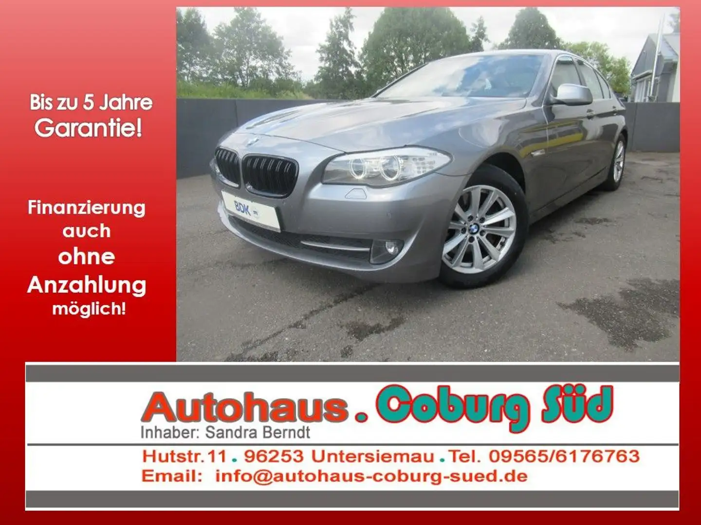 BMW 528 i BI-XENON LEDER BEIGE NAVI KAMERA SHZG PDC Grijs - 1