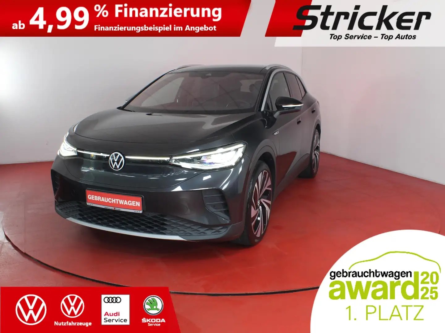 Volkswagen ID.4 1st Max 150/77 325,-ohne Anzahlung Pano Grau - 2